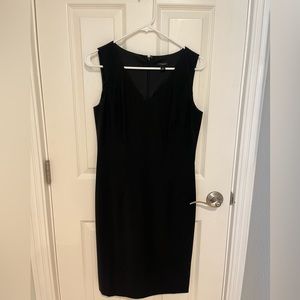 Ann Taylor Black Sheath Dress in Size 4